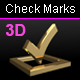 3D Check Marks - GraphicRiver Item for Sale