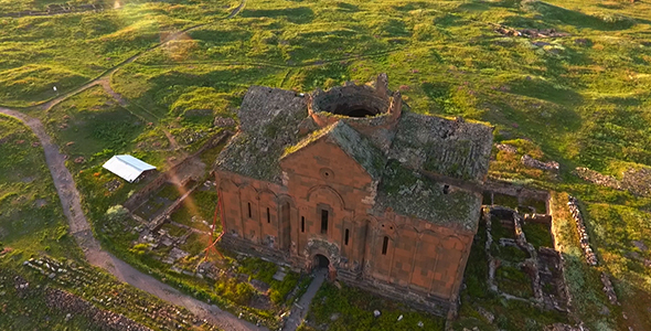 Cathedral of Ani and Arpacay Valley 