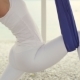 Anti-gravity Yoga, Woman Doing Yoga Exercises - VideoHive Item for Sale