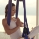 Anti-gravity Yoga, Woman Doing Yoga Exercises - VideoHive Item for Sale