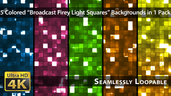 Broadcast Firey Light Squares - Pack 01