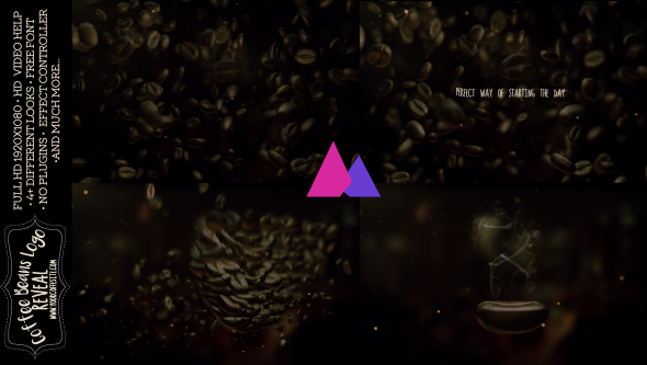 Coffee Beans Logo Reveal alt