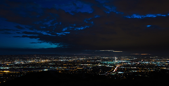 San Fernando Valley at Dusk, Los Angeles