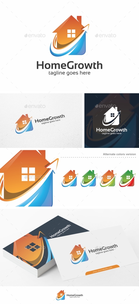 Home Growth / Arrow - Logo Template