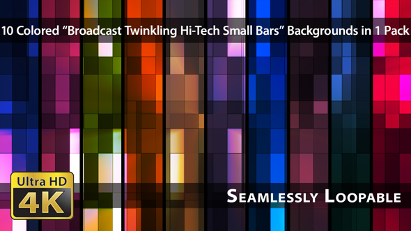 Broadcast Twinkling Hi-Tech Small Bars - Pack 01 alt