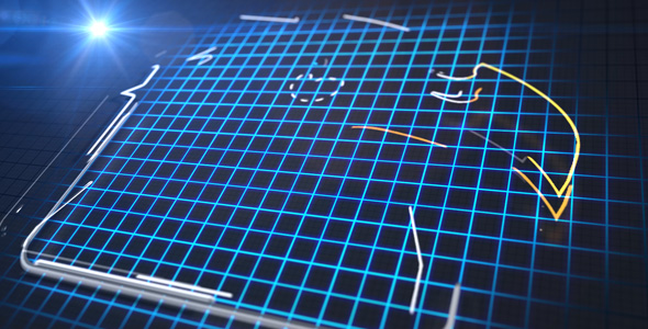 Tech Neon Logo Reveal alt