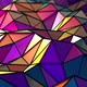 Abstract Stylized Floating Rainbow Shimmering Triangles in a Wavy Motion - VideoHive Item for Sale