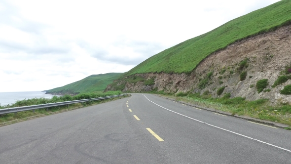 Asphalt Road At Wild Atlantic Way In Ireland 71
