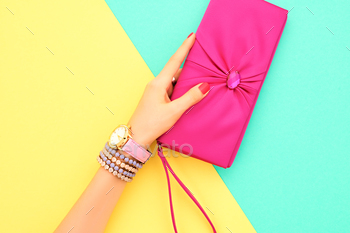 and Stylish Trendy Handbag clutch, Glamor Wrist Watches. Summer fashion girl Outfit, Luxury Party accessories.Hipster Essentials.Minimal fashion style