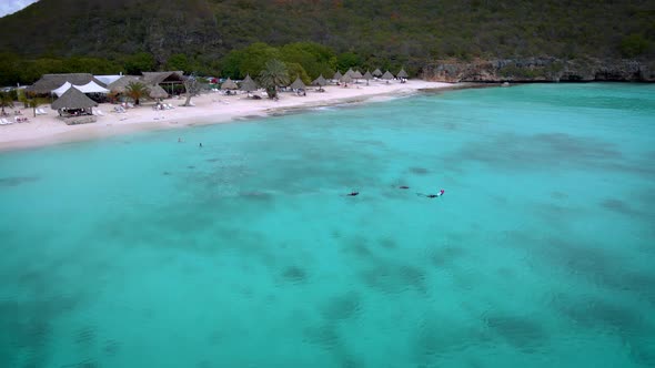 Cas Abou Beach on the Caribbean Island of Curacao Playa Cas Abou in Curacao Caribbean Tropical White