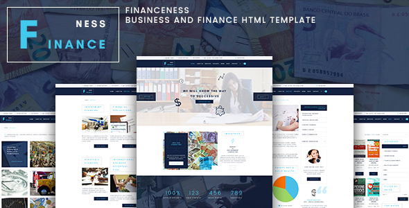 Financeness - Business and Finance Template