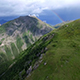 Mountain Field With Rainbow On Background - VideoHive Item for Sale