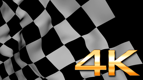 4K Checkered Transition Flags