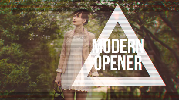 Modern Fashion Opener // Fast Glitch Slideshow