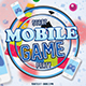 Mobile Game Party Flyer Template - GraphicRiver Item for Sale