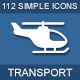 112 Transport & Logistic icons - GraphicRiver Item for Sale