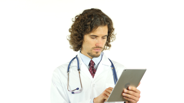 Doctor Online Browsing on Tablet Computer