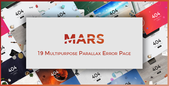 Mars | Multipurpose Parallax Error Pages