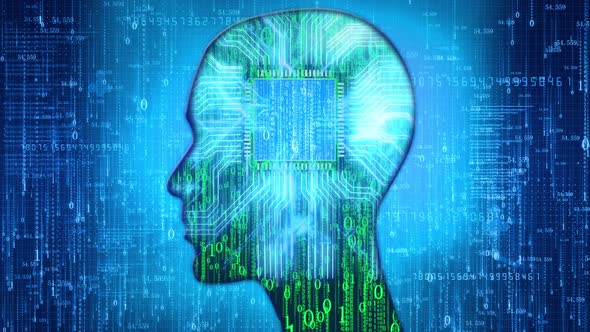 Big Data Cloud Computing Artificial Intelligence Data Storage Ai Brain Chip Circuit Board