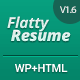 Flatty CV - Responsive Resume Template - ThemeForest Item for Sale