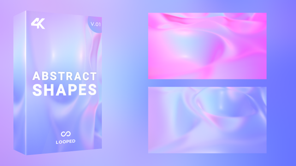 Colorful Shapes Flowing Backgrounds