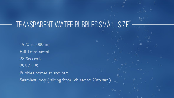 Small Size Transparent Water Bubbles alt