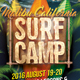 Surf Camp Invitation Poster Template - GraphicRiver Item for Sale