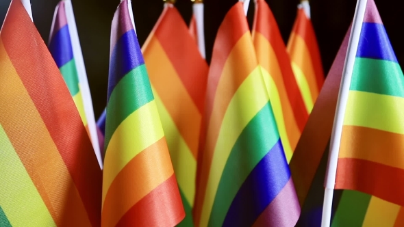 LGBT Rainbow Small Flags