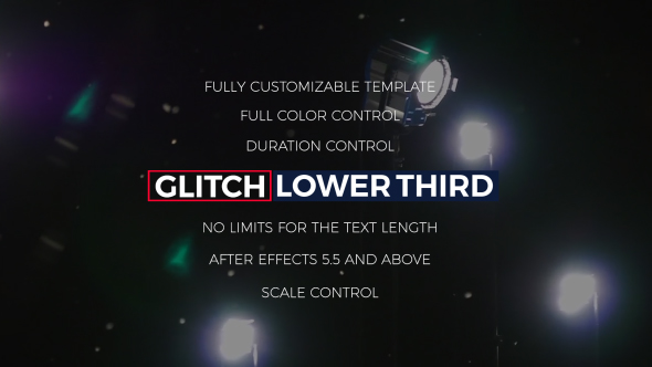 Glitch Lower Thirds & Titles