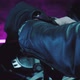 Closeup of a Biker Putting on Motorcycle Riding Gloves Against a Neon Wall - VideoHive Item for Sale