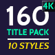 160 Titles Pack Different Styles - VideoHive Item for Sale