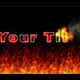 Burning Title - VideoHive Item for Sale