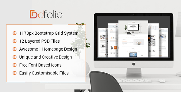 dFolio - Multi Purpose PSD Template