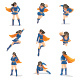 Female Superhero in Action - GraphicRiver Item for Sale