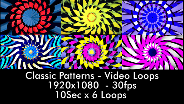 Classic Patterns - Video Loops