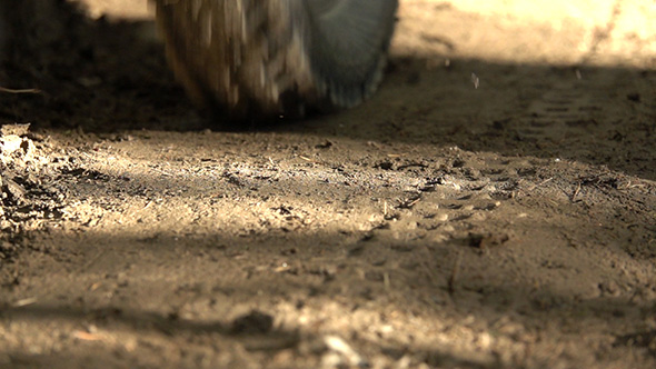 Bike Wheel Particular Slow Motion