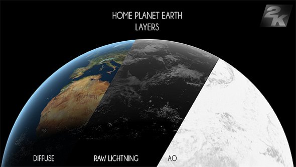 Planet Earth Layer Pack V3 - 3 Pack