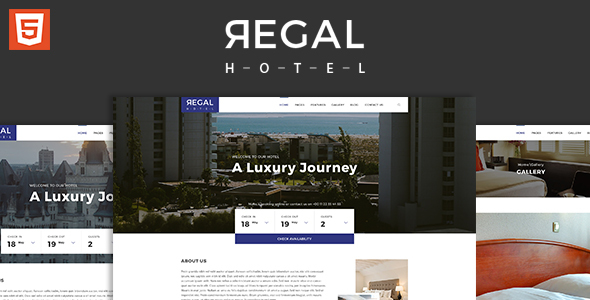 Regal - Hotel HTML5 Responsive Template