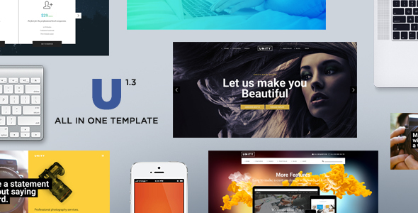 Unity - HTML Responsive Multi-Purpose Template