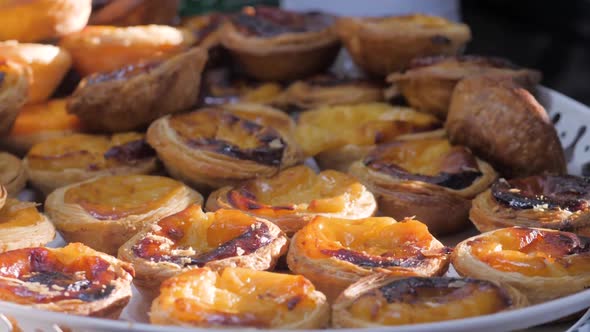 Traditional Portuguese Dessert  Pastel De Nata