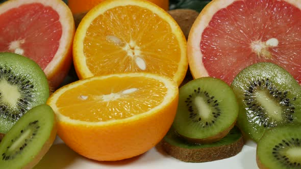 Beautiful Citrus Fruits on the Table