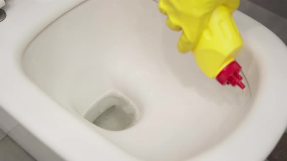 Toilet Detergent Disinfection