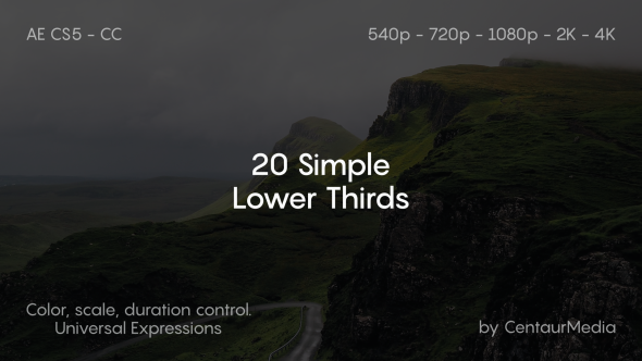 Simple Lower Thirds alt