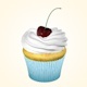 Cupcake with cherry - 3DOcean Item for Sale