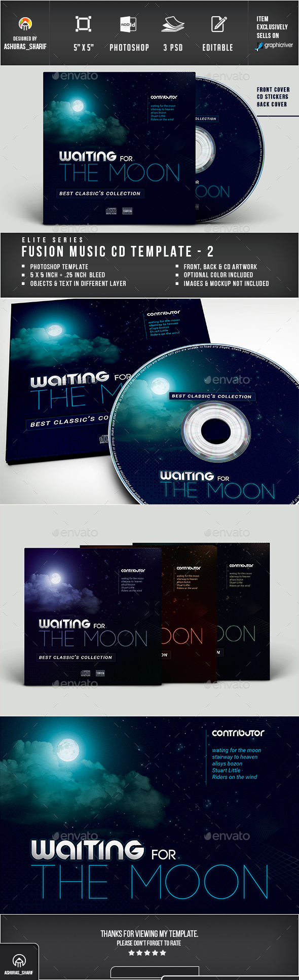 Cd Cover Graphics Designs Templates From Graphicriver