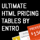 Ultimate HTML Pricing Tables by Entro - CodeCanyon Item for Sale