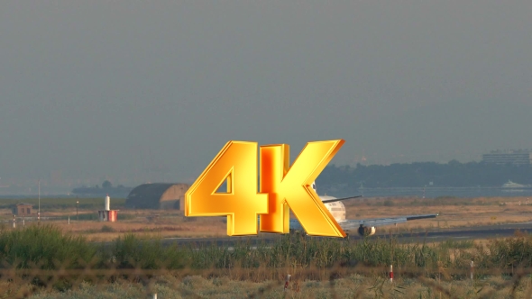 Plane On The Landing Strip alt