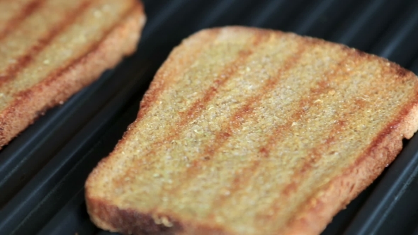 Electric Grill Fry Bread For Sandwich