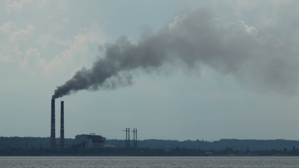 Industrial Chimney Smoke
