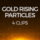 Gold Rising Particles - VideoHive Item for Sale